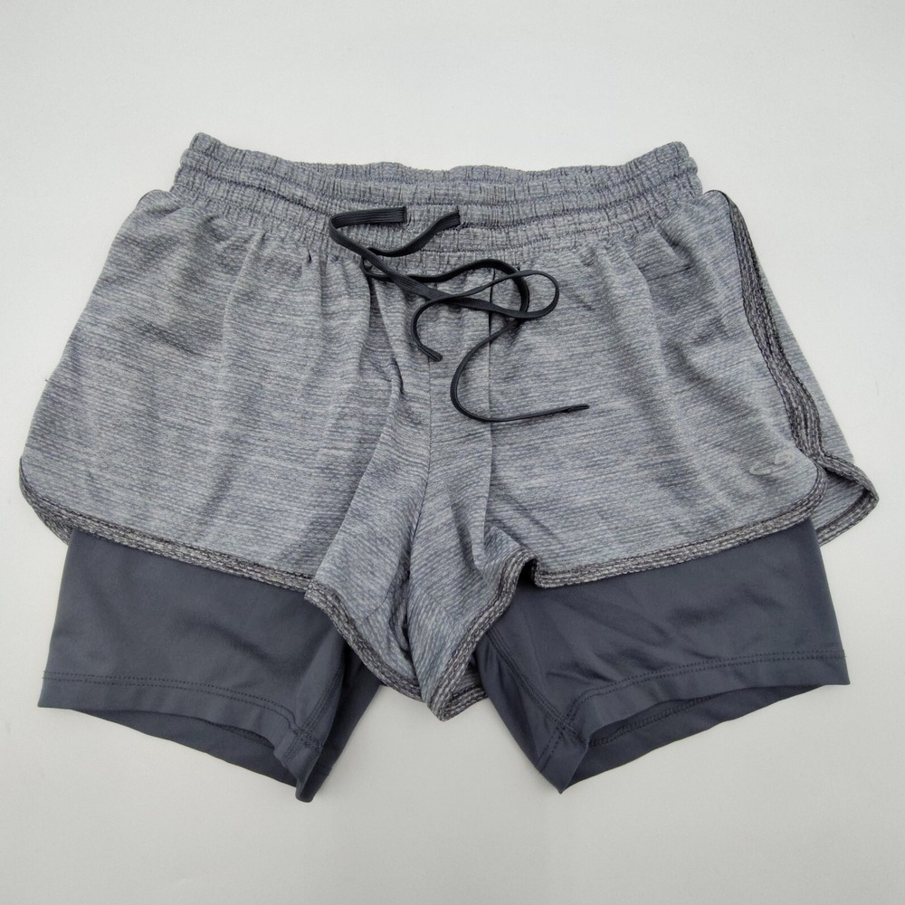 Champion Duo Dry Shorts Women's Size S/P‎ Lined Run Workout Active 📸SEE📏📸